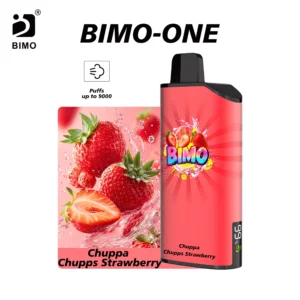 BIMO ONE 9000 Puffs Chuppa Chupps Strawberry