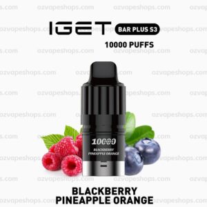IGET BAR PLUS S3 Pod Blackberry Pineapple Orange