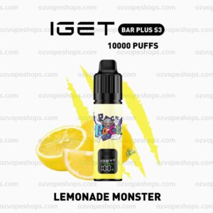 IGET BAR PLUS S3 Kit Lemonade Monster