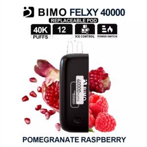 BIMO FELXY 40000 Pod Pomegranate Raspberry