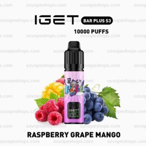 IGET BAR PLUS S3 Kit Raspberry Grape Mango
