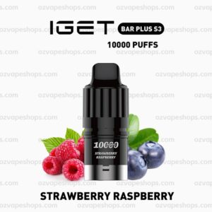 IGET BAR PLUS S3 Pod Strawberry Raspberry