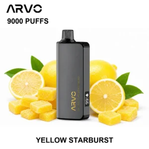 ARVO 9000 Puffs Yellow Starburst