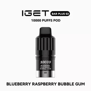 IGET BAR PLUS S3 Pod Blueberry Raspberry Bubble Gum
